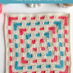 best mosaic granny square blanket pattern example