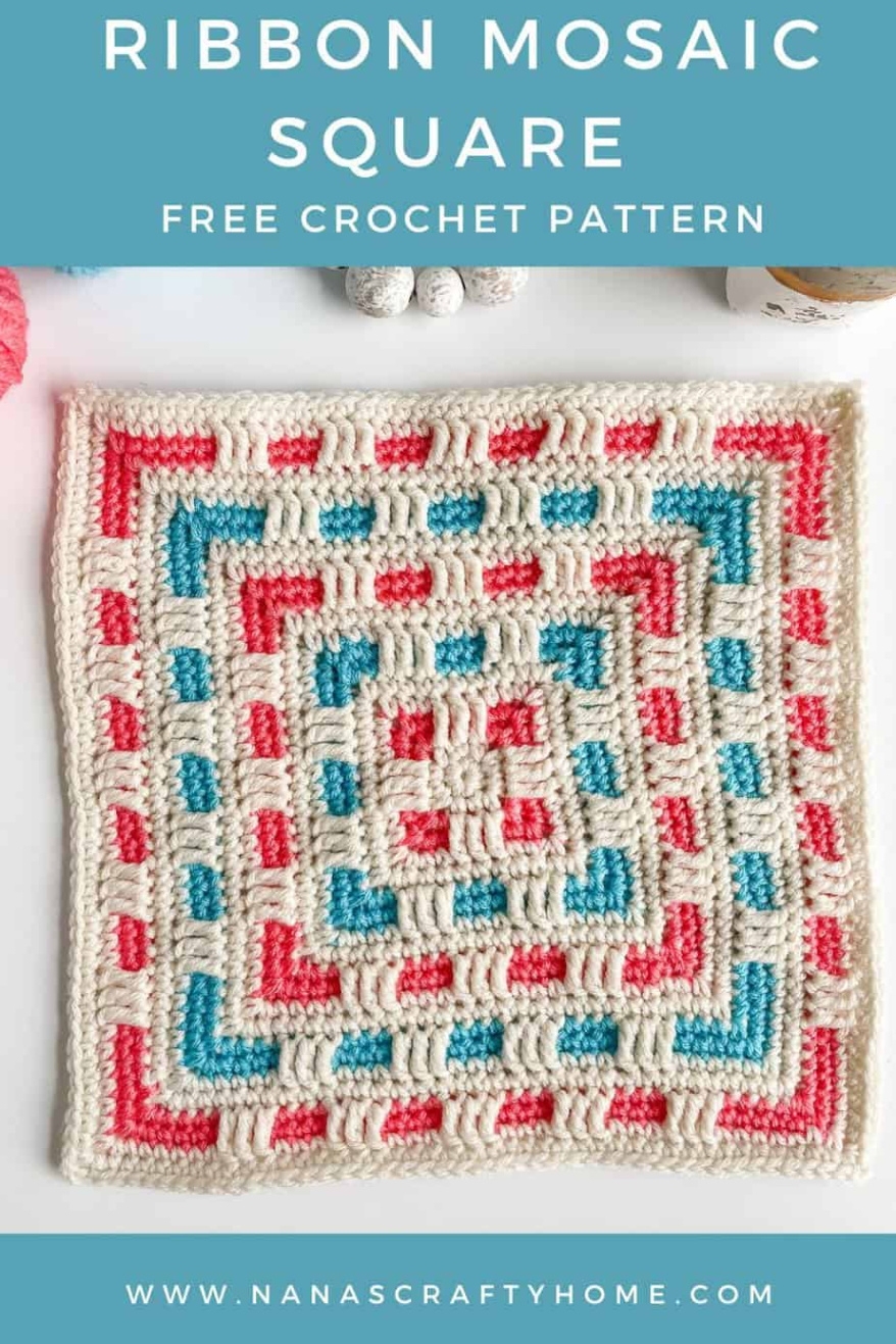 best mosaic granny square blanket pattern example