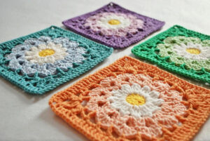 best single granny square blanket pattern sample picture