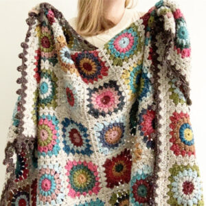 best sunburst granny square blanket pattern ideas