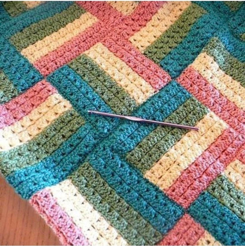 best vintage granny square blanket pattern example