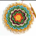 Blooming Flower Cushion Crochet Pattern Inspiration