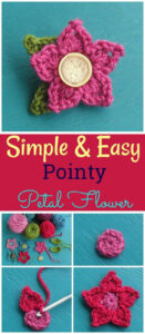 Crochet 5 Petal Flower Pattern Sample Pdf