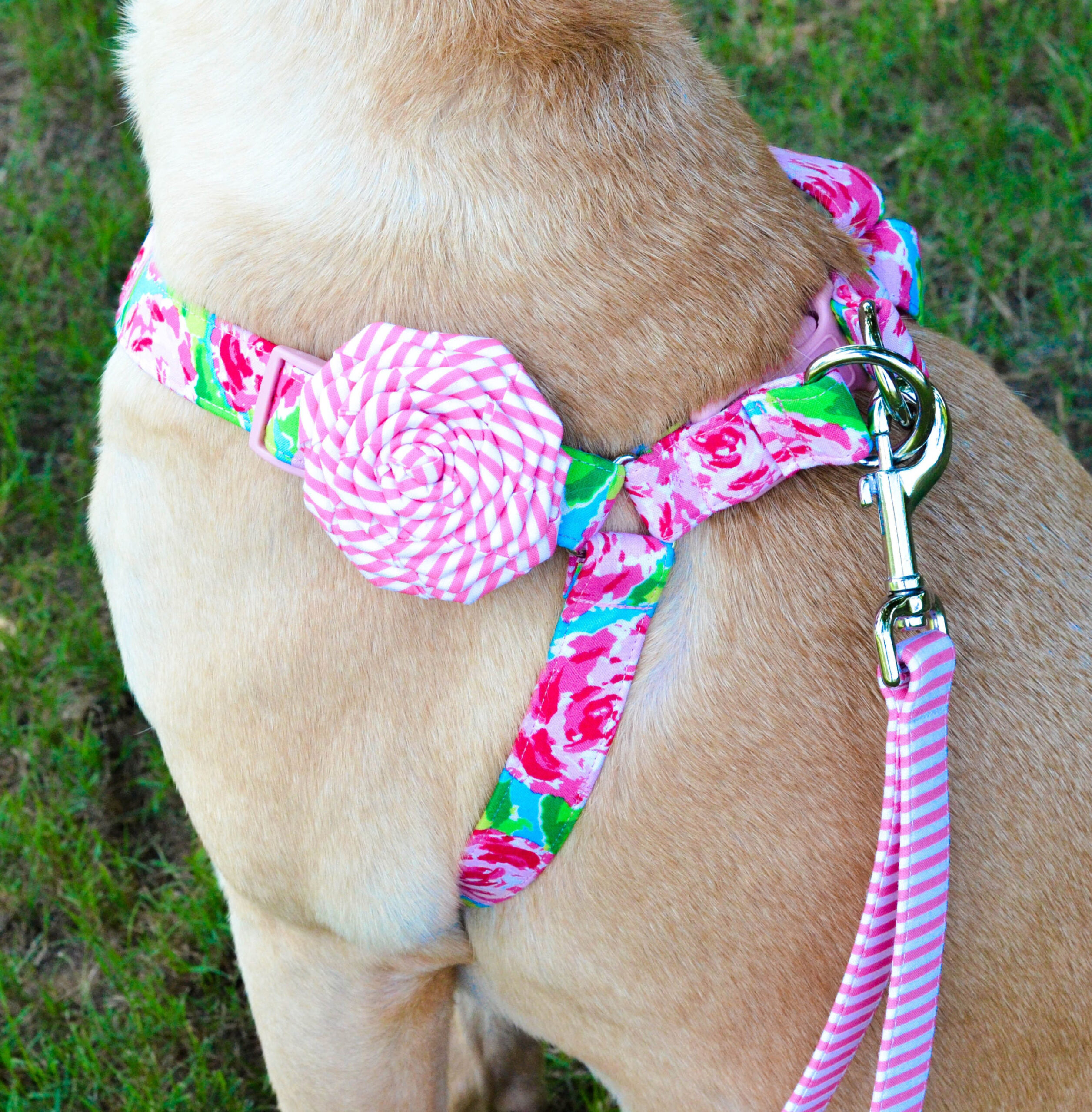 Crochet Dog Collar Flower Pattern Ideas Picture