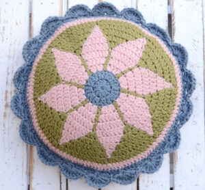 Crochet Flower Pillow Cover Pattern Inspiration Pdf