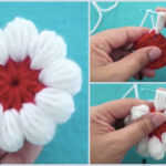 Crochet Flower Puff Stitch Pattern Sample Pdf