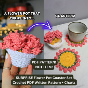 Flower Car Coaster Crochet Pattern Ideas Image