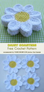 Flower Car Coaster Crochet Pattern Inspiration Pdf