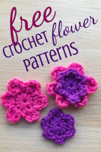 Free Crochet 5 Petal Flower Pattern Inspiration