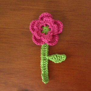 Free Crochet Double Layer Flower Pattern Example Pdf