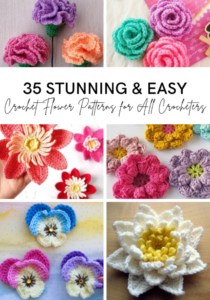 Free Crochet Double Layer Flower Pattern Inspiration Picture