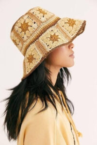 Free Crochet Flower Bucket Hat Pattern Sample