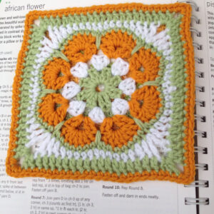 Free Half African Flower Crochet Pattern Example