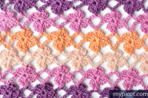 Lace Star Flower Crochet Stitch Pattern Ideas Picture