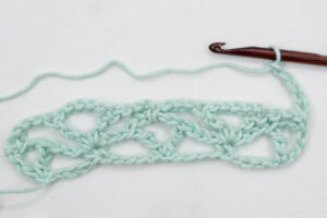 Lace Star Flower Crochet Stitch Pattern Sample Image