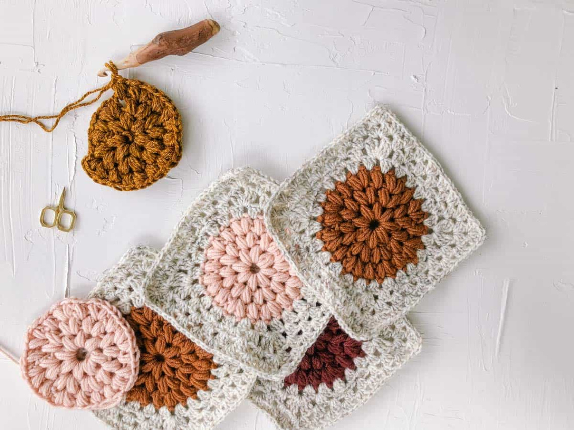 round granny square blanket pattern ideas image