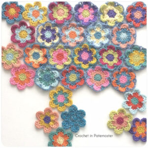 Star Flower Hexagon Crochet Pattern Example Image