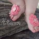 Free Newborn Barefoot Sandals Crochet Pattern Sample Picture