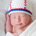 Free Newborn Baseball Hat Crochet Pattern Inspiration Image