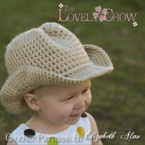 Free Newborn Cowboy Hat Crochet Pattern Ideas Image