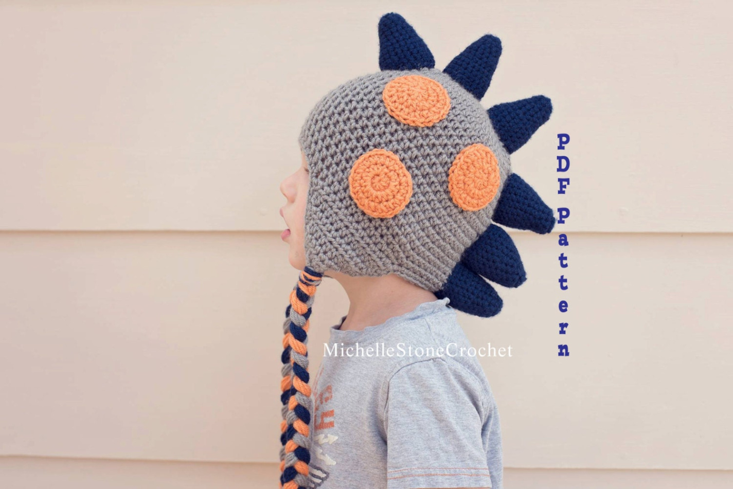 Free Newborn Dinosaur Hat Crochet Pattern Ideas Image