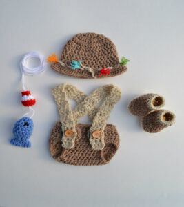 Free Newborn Fishing Hat Crochet Pattern Ideas Picture