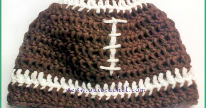 Free Newborn Football Hat Crochet Pattern Example Pdf