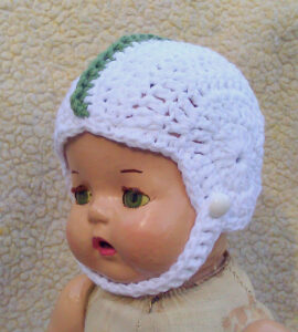 Free Newborn Football Hat Crochet Pattern Sample Image