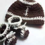 Free Newborn Football Hat Crochet Pattern Sample Image