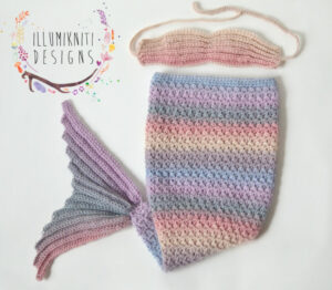 Free Newborn Mermaid Tail Crochet Pattern Inspiration Image