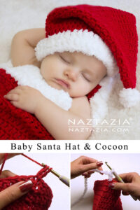 Free Newborn Santa Hat Crochet Pattern Inspiration Picture