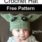 Free Newborn Yoda Hat Crochet Pattern Example Picture