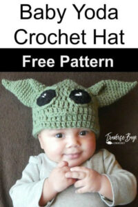 Free Newborn Yoda Hat Crochet Pattern Example Picture