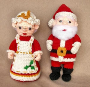 Free Santa Claus Crochet Hat Pattern Inspiration Image