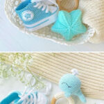 Newborn Converse Booties Crochet Pattern Inspiration Picture