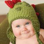 Newborn Dinosaur Hat Crochet Pattern Example Picture