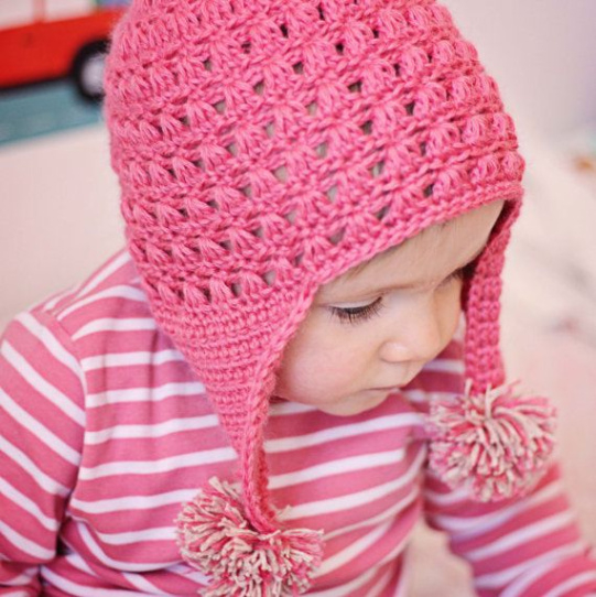 Newborn Earflap Hat Crochet Pattern Ideas Picture