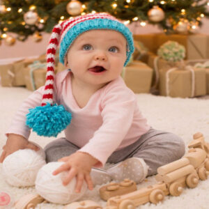 Newborn Elf Hat Crochet Pattern Sample Image