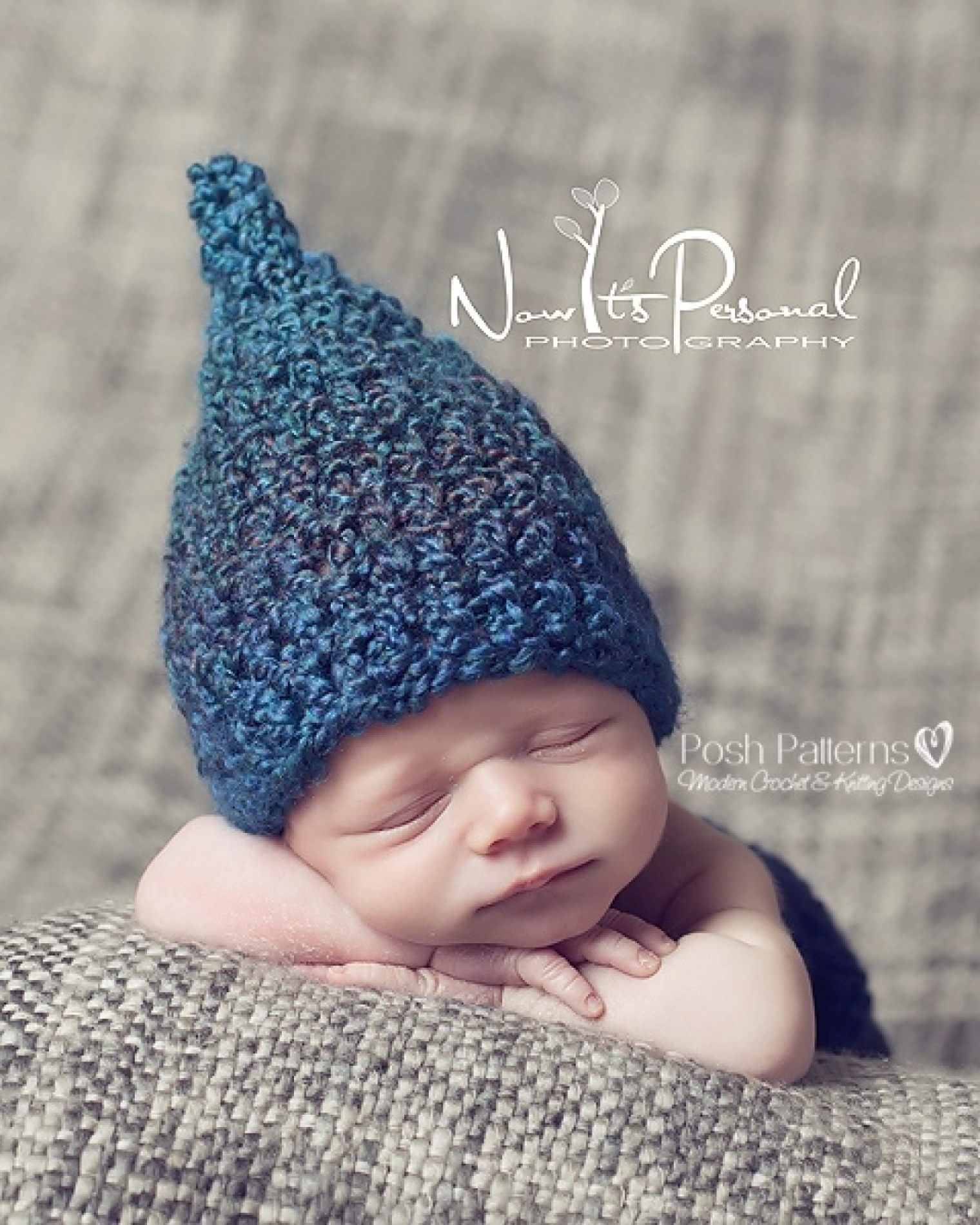 Newborn Elf Hat Crochet Pattern Sample