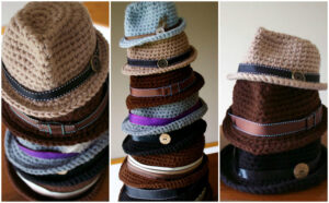 Newborn Fedora Hat Crochet Pattern Sample Pdf