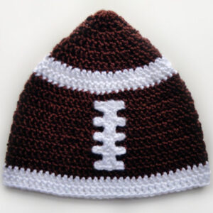 Newborn Football Hat Crochet Pattern Inspiration