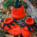 Newborn Pumpkin Hat Crochet Pattern Inspiration Image