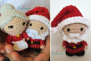 Santa And Mrs Claus Crochet Pattern Example Image