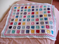 Basic Granny Square Blanket Pattern Sample Picture