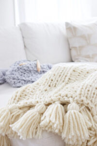 Best Beginner Chunky Knit Blanket Pattern Example