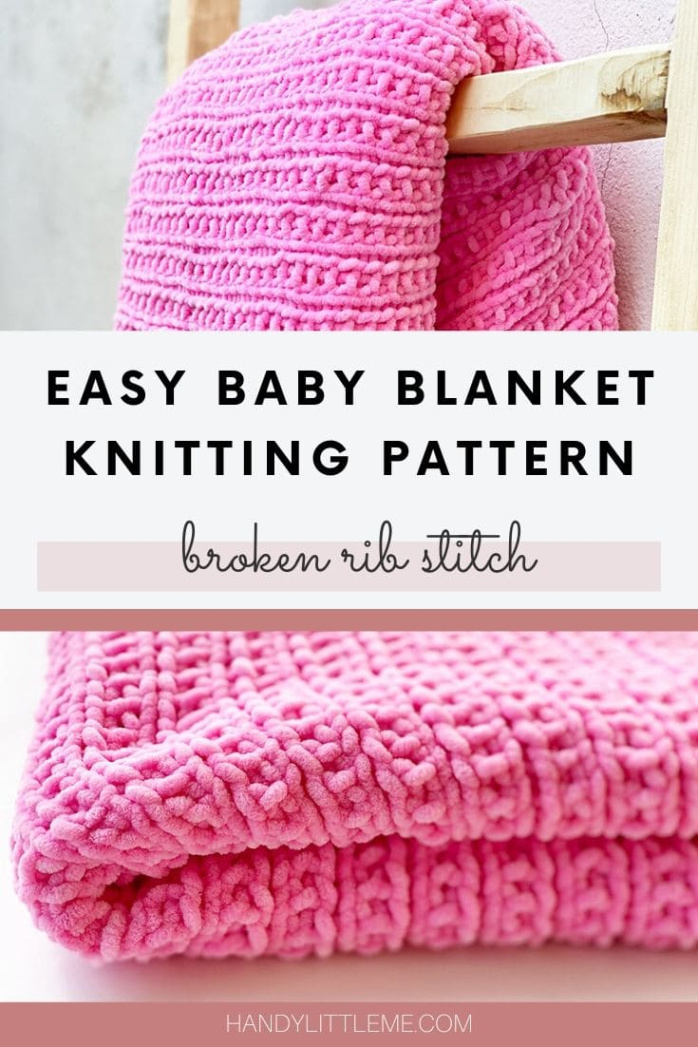 Best Easy Knit Baby Blanket Pattern Ideas Picture