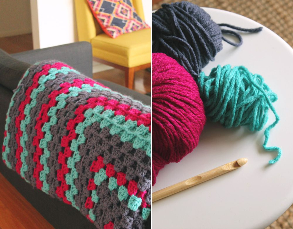 Best Giant Granny Square Blanket Pattern Example