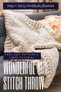 Best Super Bulky Yarn Blanket Pattern Inspiration Pdf