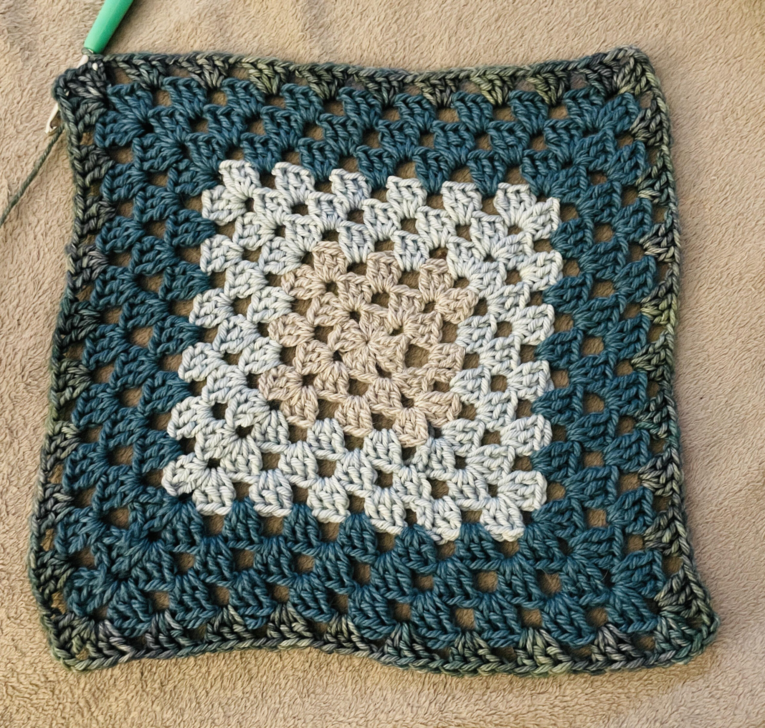 Free Large Granny Square Blanket Pattern Example