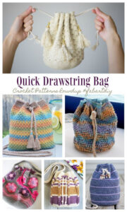 Free Tophandle Drawstring Purse Crochet Pattern Ideas